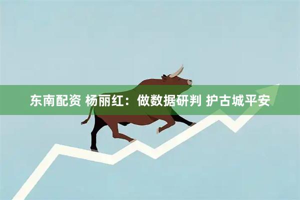 东南配资 杨丽红：做数据研判 护古城平安