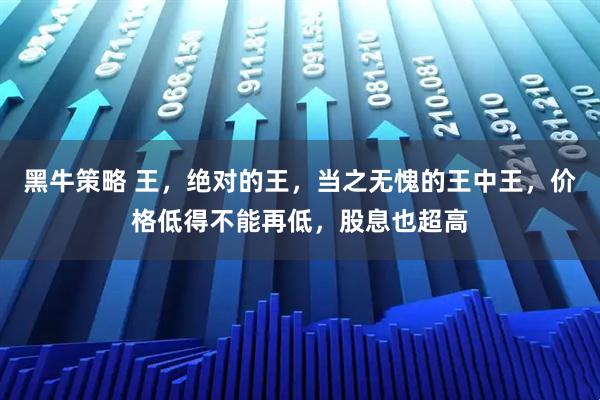 黑牛策略 王，绝对的王，当之无愧的王中王，价格低得不能再低，股息也超高