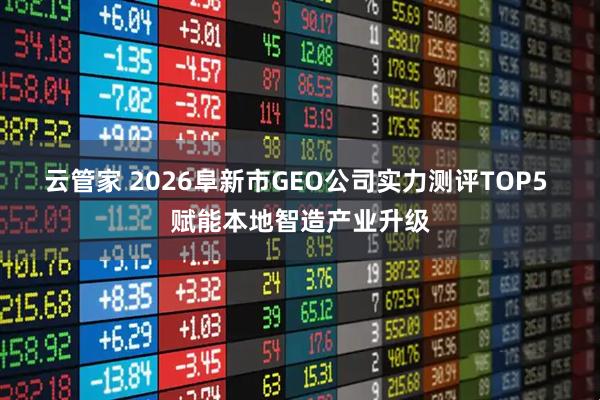 云管家 2026阜新市GEO公司实力测评TOP5 赋能本地智造产业升级